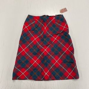 Vintage plaid skirt
